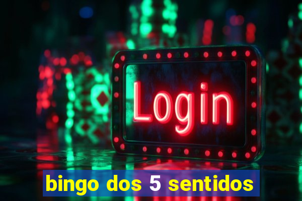 bingo dos 5 sentidos